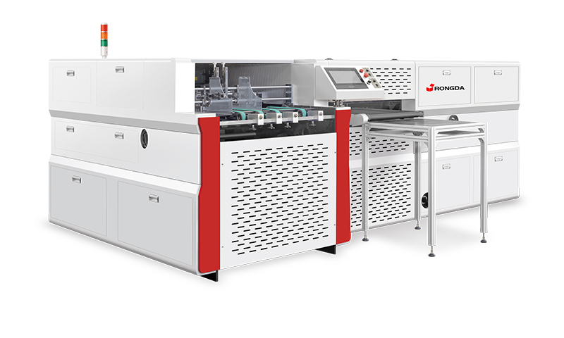 Machine Processing Cardboard