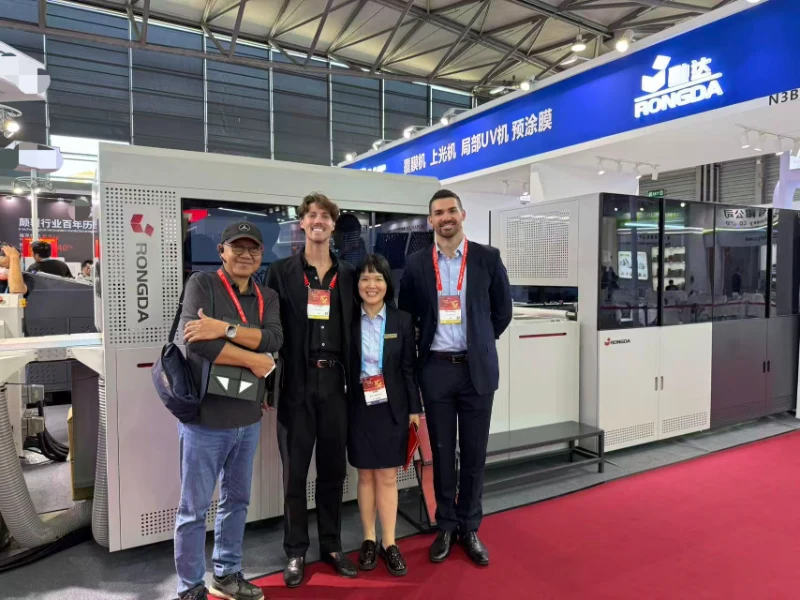 Rongda Packaging at All in Print China 2026: Live Demo ng BFM1000 Automatic Case Maker