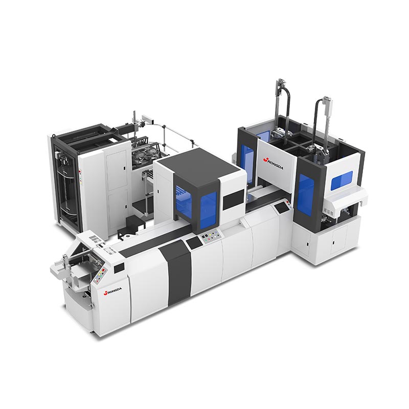 Awtomatikong Double Station Rigid Box Making Making